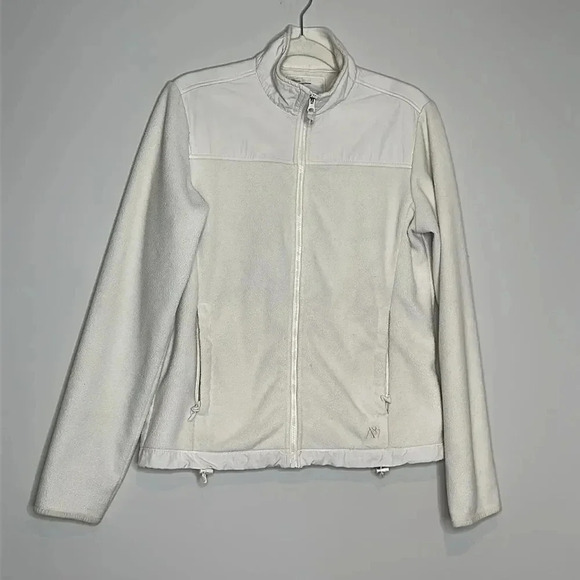 Aeropostale Cream Fleece Zip Jacket - Picture 2 of 12